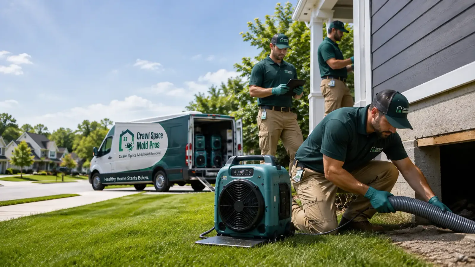 Crawl Space Mold Removal in Milltown, NJ